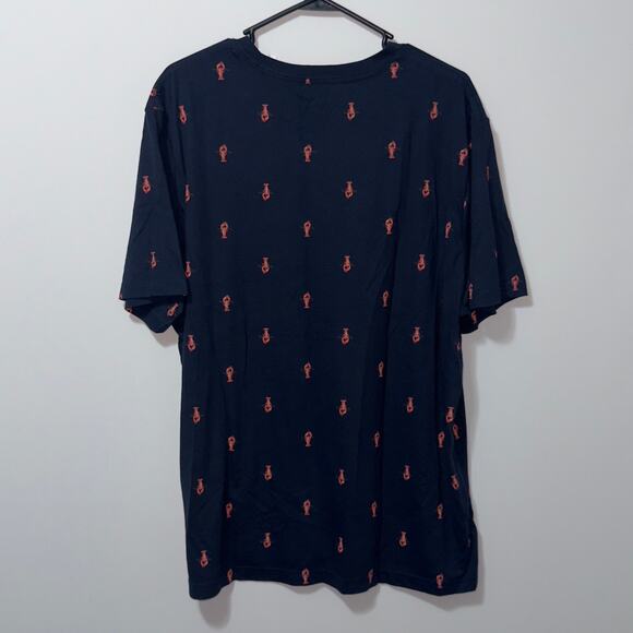Old navy blue lobster print Crew-Neck T-Shirt men’s size XL NWT - Picture 2 of 6